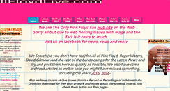 Desktop Screenshot of allfloydlive.com